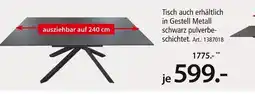 Zurbrüggen Tisch Angebot