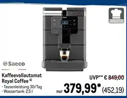 METRO Saeco Kaffeevollautomat Royal Coffee Angebot