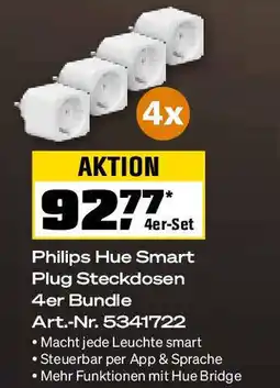 OBI Philips Hue Smart Plug Steckdosen 4er Bundle Angebot
