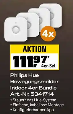 OBI Philips Hue Bewegungsmelder Indoor 4er Bundle Art.-Nr. 5341714 Angebot