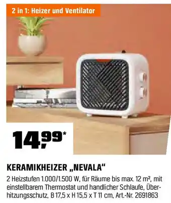 OBI KERAMIKHEIZER ,,NEVALA" Angebot