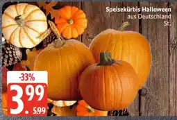 Edeka Speisekürbis Halloween Angebot