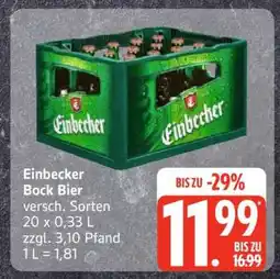 Edeka Einbecker Bock Bier Angebot