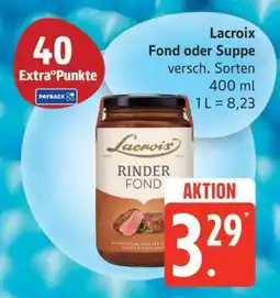 Edeka Lacroix Fond oder Suppe Angebot