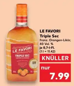 Kaufland Le Favori Triple Sec Angebot
