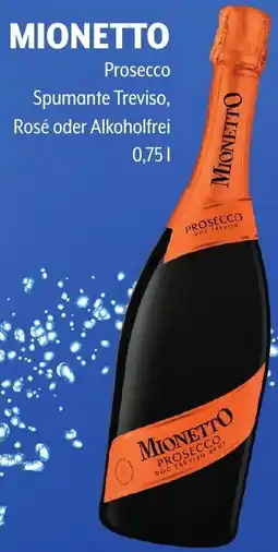 Getränke Hoffmann MIONETTO Prosecco Spumante Treviso, Rosé oder Alkoholfrei Angebot