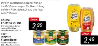 KONSUM Bihophar Frühstücks-Trio oder Langnese Flotte Biene Angebot