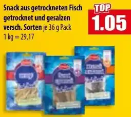 Mix Markt Snack aus getrockneten Fisch getrocknet und gesalzen Angebot