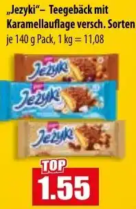 Mix Markt Jezyki Teegebäck mit Karamellauflage Angebot