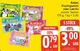 Edeka Katjes Fruchtgummi oder Lakritz Angebot