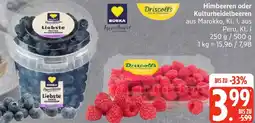 Edeka EDEKA Herzstücke/Driscoll's Himbeeren oder Kulturheidelbeeren Angebot