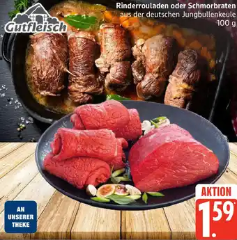 Edeka Gutfleisch Rinderrouladen oder Schmorbraten Angebot