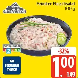 Edeka Gutfleisch Feinster Fleischsalat Angebot
