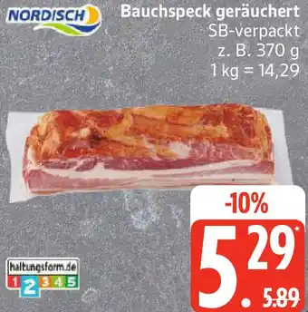 Edeka NORDISCH Bauchspeck geräuchert Angebot