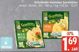 Edeka Grünländer deutscher Schnittkäse Angebot