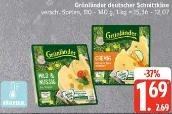 Edeka Grünländer deutscher Schnittkäse Angebot