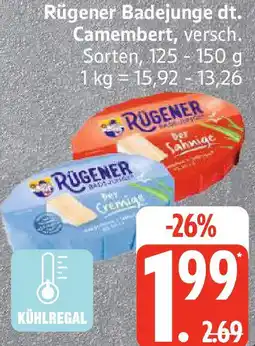 Edeka Rügener Badejunge dt. Camembert Angebot