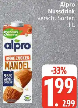 Edeka Alpro Nussdrink Angebot