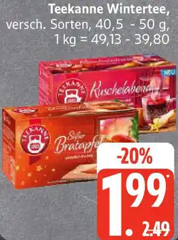 Edeka Teekanne Wintertee Angebot