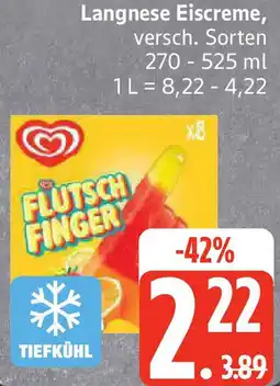 Edeka Langnese Eiscreme Angebot