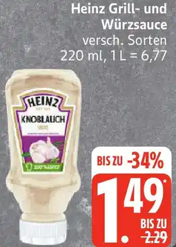 Edeka Heinz Grill- und Würzsauce Angebot