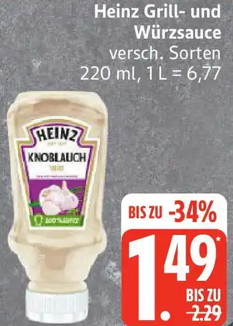 Edeka Heinz Grill- und Würzsauce Angebot