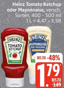 Edeka Heinz Tomato Ketchup oder Mayonnaise Angebot