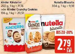 Edeka kinder Kinderini oder Kinder Crunchy Cookies Angebot