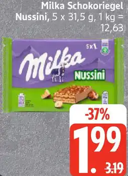 Edeka Milka Schokoriegel Nussini Angebot