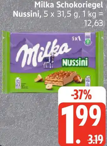 Edeka Milka Schokoriegel Nussini Angebot
