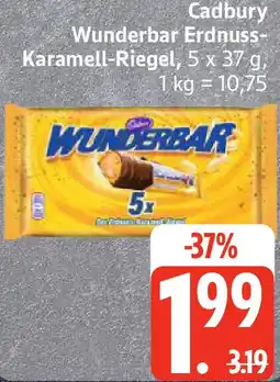 Edeka Cadbury Wunderbar Erdnuss Karamell-Riegel Angebot