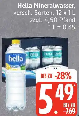 Edeka Hella Mineralwasser Angebot