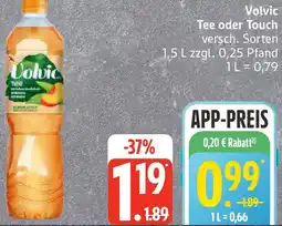 Edeka Volvic Tee oder Touch Angebot