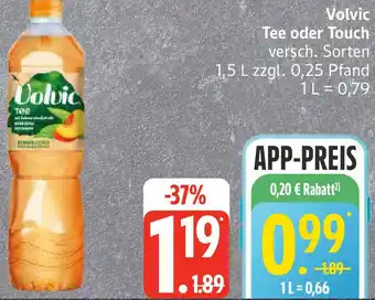 Edeka Volvic Tee oder Touch Angebot
