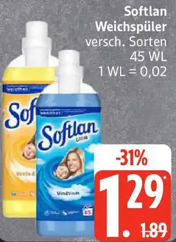 Edeka Softlan Weichspüler Angebot
