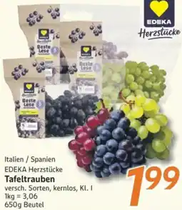 inkoop EDEKA Herzstücke Tafeltrauben Angebot