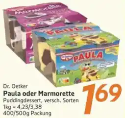 inkoop Dr. Oetker Paula oder Marmorette Angebot