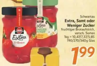 inkoop Schwartau Extra, Samt oder Weniger Zucker Angebot