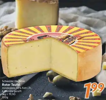 inkoop Schweizer Hartkäse Roter Teufel Angebot