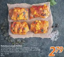 inkoop Kabeljauroulade Kürbis Angebot