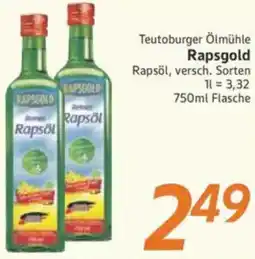 inkoop Teutoburger Ölmühle Rapsgold Rapsöl Angebot