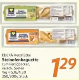 inkoop EDEKA Herzstücke Steinofenbaguette Angebot