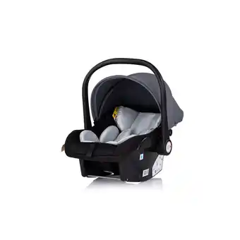 Netto Marken-Discount Chipolino Babyschale Amore i-Size Gruppe 0+ (0 - 13 kg) Kissen Griff verstellbar grau gemustert Angebot