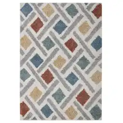 Netto Marken-Discount Moderner Marokkanischer Teppich Mersey Ruby, 100% Polypropylen - 80x150 cm Kadima Design Angebot