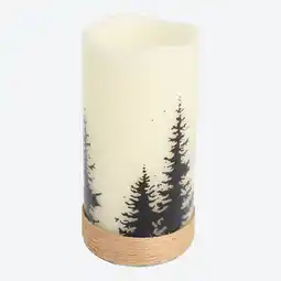 NKD LED-Echtwachskerze mit Timerfunktion, ca. 8x15 cm Angebot