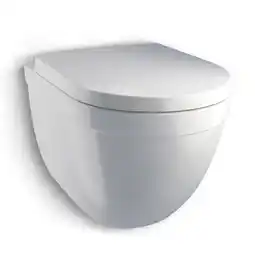 toom Baumarkt Wand-WC spülrandlos 'Raumspar' inklusive WC-Sitz weiß Angebot