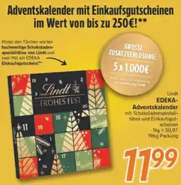 inkoop Lindt EDEKA Adventskalender Angebot