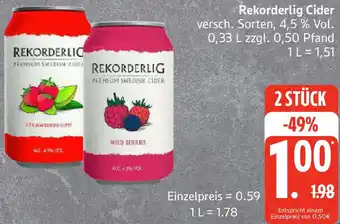 Edeka Rekorderlig Cider Angebot