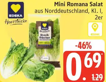 Edeka EDEKA Herzstücke Mini Romana Salat Angebot