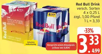 Edeka Red Bull Drink Angebot